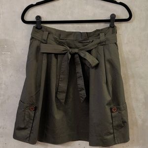 Halogen olive green skirt